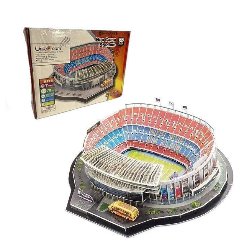 3Д пазл стадіон Камп Ноу (Барселона) 3D Puzzle Camp Nou (Barcelona)