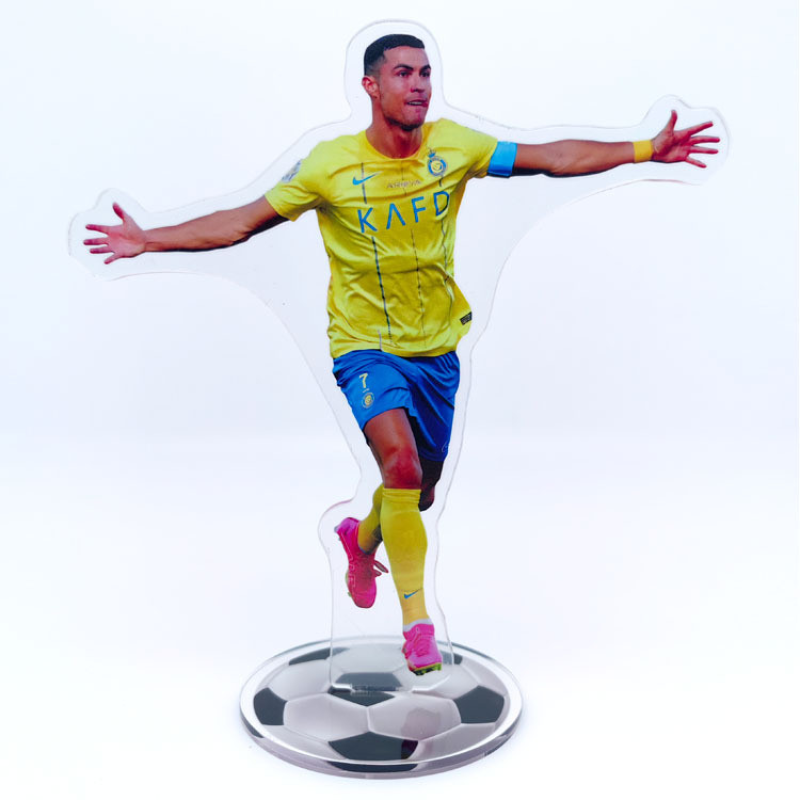 Акрилова фігурка футболіста - Кріштіану Роналду - Аль-Наср (Cristiano Ronaldo) Подарунок футболісту - 15 см