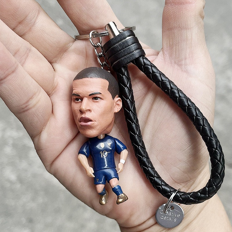 Фігурка футболіста брелком - Кіліан Мбаппе - Франція (Kylian Mbappe) Подарунок футболісту 3