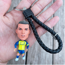 Фігурка футболіста с брелком - Кріштіану Роналду (Cristiano Ronaldo) Подарунок футболісту - 6,5 см