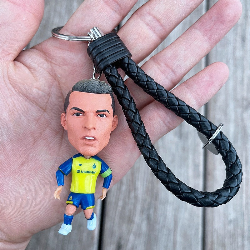 Фігурка футболіста с брелком - Кріштіану Роналду (Cristiano Ronaldo) Подарунок футболісту - 6,5 см