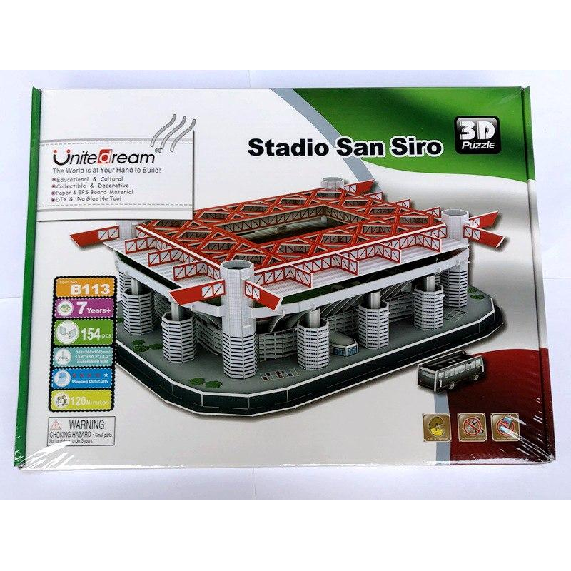 3Д пазл стадіон Стадіо Сан Сіро (Мілан) 3D Puzzle Stadio San Siro (Milan)